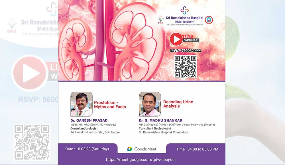 Sri Ramakrishna Hospital - Webinar